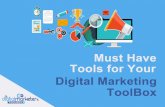 Must Have Tools for Your Digital Marketing ToolBox