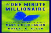 Extraits du livre de Robert G. allen   "The one minute millionaire"