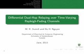 Differential Dual-Hop Relaying over Time-Varying Rayleigh-Fading Channels