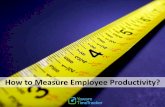 How to Measure Employee Productivity?