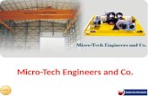EOT Cranes Manufacturers - MicroTech Engineers and Company In Pune