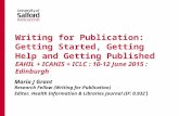 Writing for Publication: Get Started, Get Support, Get Published