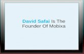 David Safai Is The Founder Of Mobixa