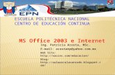 Temario Ms Office 2003