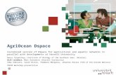 AgriOcean DSpace: Customized version of DSpace for agricultural and aquatic networks in parallel with developments at Hasselt University