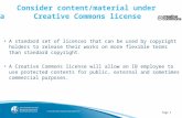 How to search for copyrighted materials attached with a creative commons license