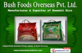 Basmati Rice (International Product) by Bush Foods Overseas Private Limited Delhi