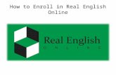 How to enroll (or buy credits) in real english online