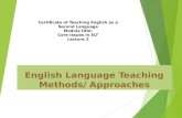 English Language Teaching Methods