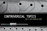 Controversial topics ESL CONVERSATION