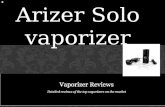 Arizer solo vaporizer