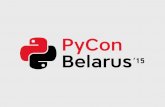 PyCon 2015 Belarus Andrii Soldatenko
