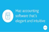 Mac accounting software that's elegant and intuitive