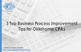 3 Top Business Process Improvement Tips for Oklahoma CPAs (SlideShare)