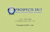 Prospects 24x7 Marketing for OB-Gyns PowerPoint