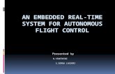 An embedded real time system for autonomous flight control