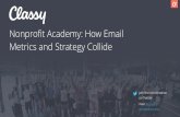Nonprofit Academy: How Email Metrics and Strategy Collide