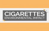 Cigarettes enviromental impact