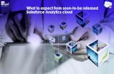 What to expect from the soon to-be ramped up Salesforce Analytic Cloud