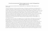 Environmental management and adaptive management