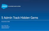Admin Track Hidden Gems