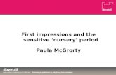 First Impressions workshop presentation April 2015