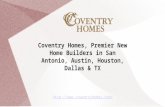 New Home Builders in San Antonio, Austin, Katy, Fulshear & Spring, TX