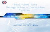 Real-time Face Recognition & Detection Systems 1