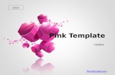 Free PowerPoint presentation - pink