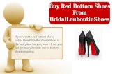 Buy Red Bottom Shoes From BridalLouboutinShoes