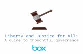 Great Governance: Liberty and Justice for All