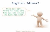 Some extremely interesting English Idioms for you!