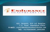 Endurance healthcare ltd.: INTRODUCTION