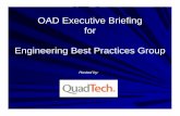 OAD Best Practice Session #1