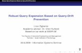 Query-drift prevention for robust query expansion - presentation