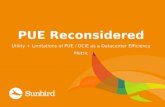 PUE Reconsidered