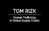 Tom Rizk | Human Trafficking Infographics