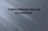 Tmj disorder