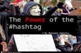 Clicktivism power of the #hashtag