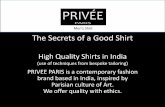 The secrets of a good shirt