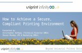 How to Achieve a Secure, Compliant Printing Environment