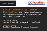 Civil Lawsuits to Combat Corruption - The Third Conference on Evidence-Based Anti-Corruption Policies - Stephen Baker