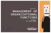 Chapter 13 management of  organization function