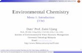 Environmental chemistry lecture