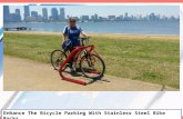 Enhance The Bicycle Parking With Stainless Steel Bike Racks