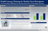 Health Literacy Training for Healthy Start Participants