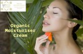 Organic moisturiser cream