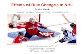 Effects of Rule Changes in NHL