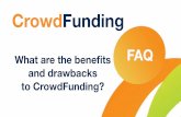 What are the benefits and drawbacks to crowdfunding?