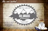 404 Awards Dinner Invitation